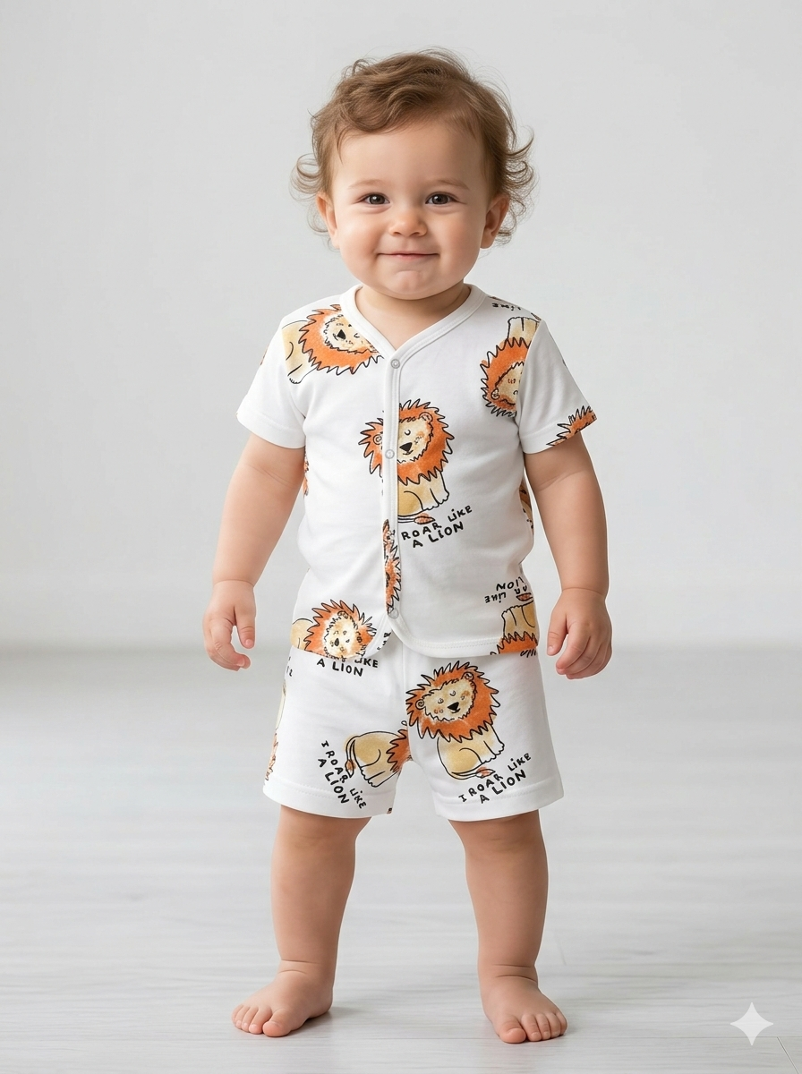 Half sleeve Jabla shorts set