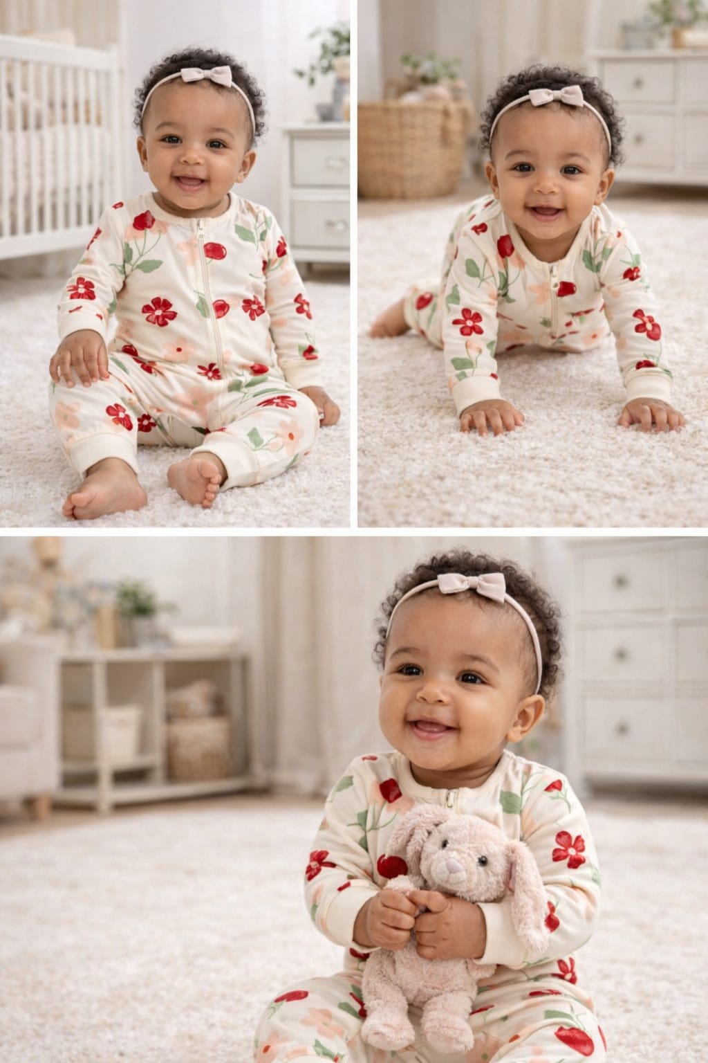 Ivory Blossom Baby full jumpsuit