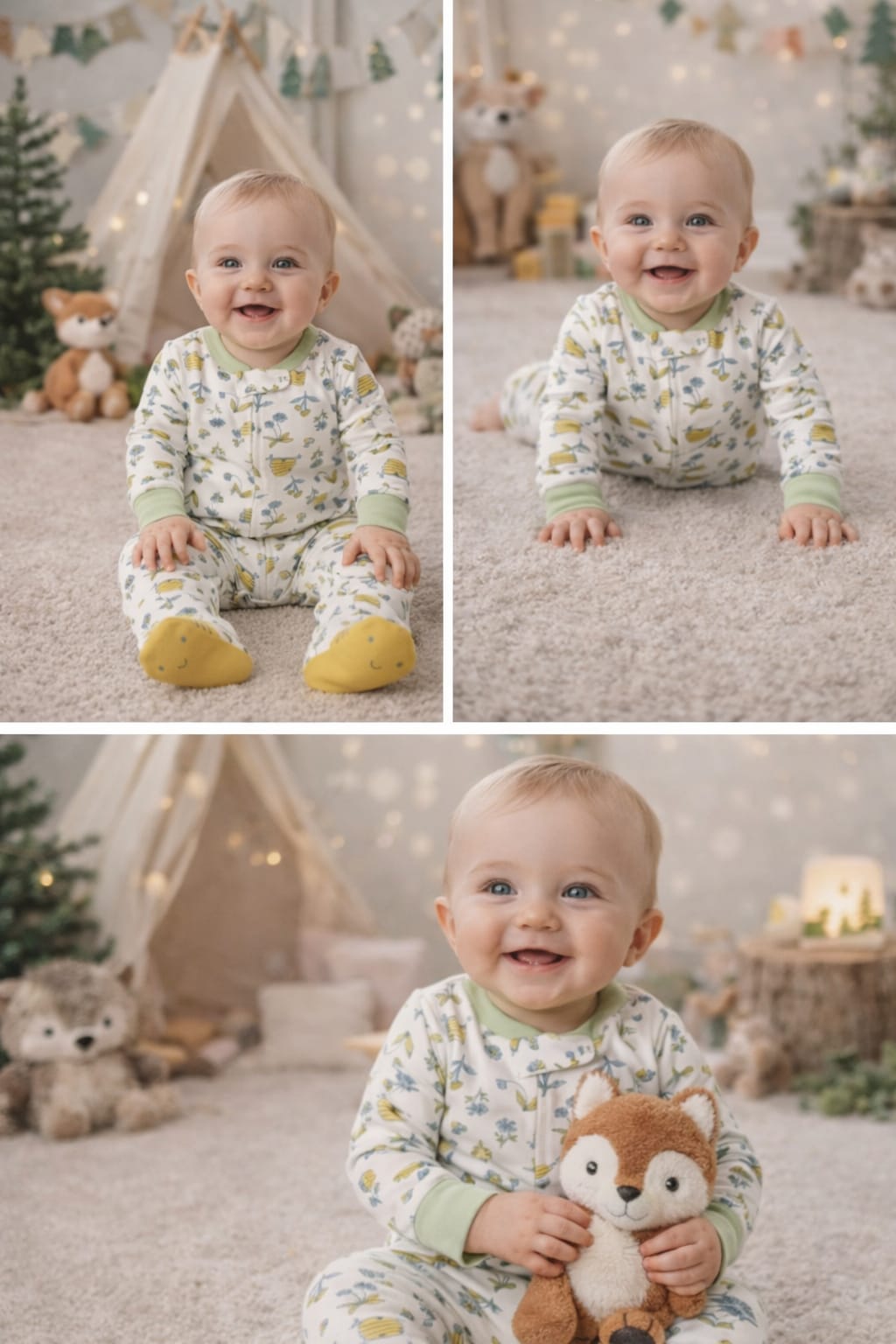 Mint Meadow Soft Green Baby full jumpsuit